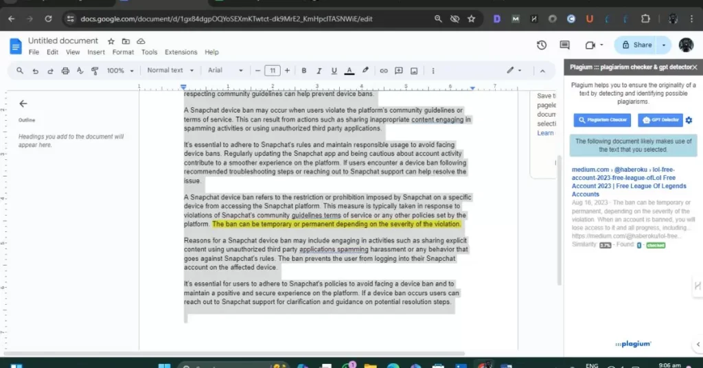 How to Check Plagiarism in Google Docs Using Third-Party Services