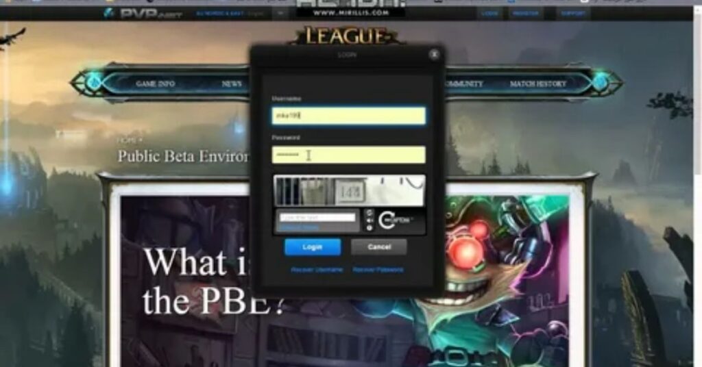 Who Can Access the league of legends PBE?